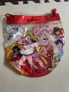 [ новый товар * не использовался * редкий ] Showa Retro Sailor Moon S* винил сумка бассейн сумка не использовался товар sailor воитель &.. moon 