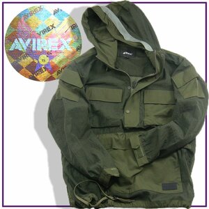  new goods AVIREX military ..[ put on screen door!] water-repellent ano rack . mosquito effect XL light weight Avirex outer blouson mesh mountain outdoor 