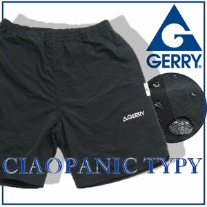 新品 【GERRY × CIAOPANIC TYPY】 撥水 ブラック 黒 ショートパンツ S ★333604 キャンプ アウトドア 山 川 海 ジェリー チャオパニック