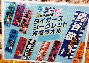 阪神タイガース タイガースシークレット冷感タオル【秋山拓巳】阪神甲子園球場限定品！