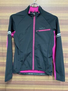 GM126 パールイズミ PEARL iZUMi 長袖サイクルジャケット S 裏起毛 黒ピンク レディース