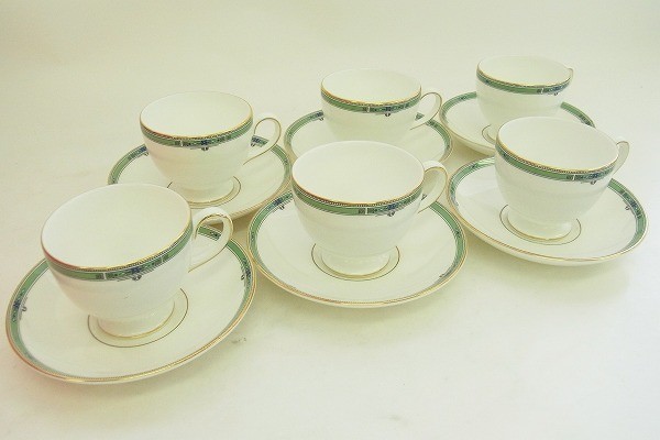 店内全品送料無料 - WEDGWOODカップ&ソーサー 6客 - 非対面販売