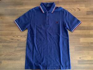  Fred Perry M12 polo-shirt navy beautiful goods 38 Britain made 