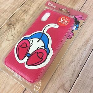 送料無料:DN588B iPhone XR ミニーマウス ディズニー キャラクター ダイカット スマホケース★外箱痛みアリ★訳あり価格★ 