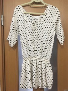 ESPRITMUR dot tunic One-piece 