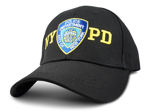 NYPD ニューヨーク市警察 NYPD キャップ 帽子　POLICE キャップ 帽子 ベースボールキャップ メンズキャップ ワンサイズフリー　ブラック