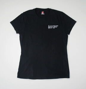 ヘインズ 2011 ミュージック 音楽 アメリカ西海岸古着 LA レディース Tシャツ 黒 US S 検索 ストリート系 オールド 80年代 ヴィンテージ