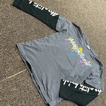 ◇PERFECT DASH 140cm 長袖Tシャツ 重ね着風 グレー トップス_画像1