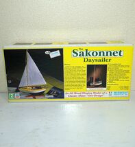 京商 MIDWEST 1/12 木製ヨット SaKonnet ヨット デイセーラー レース 全長241㎜ 幅388㎜ 114工程 帆船 工作 木工 模型 プラモデル_画像1