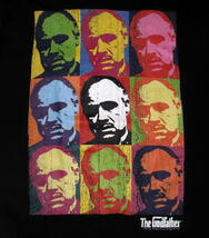 ★ゴッドファーザー Tシャツ GODFATHER VITOWARHOL 黒 S 正規品 映画 Marlon Brando al pacino_画像1