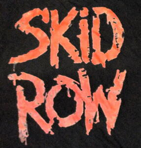 ★スキッド ロウ Ｔシャツ Skid Row STTG 91 黒 L 正規品 ロックTシャツ メタル