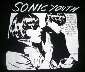 ★ソニック ユース Tシャツ 黒 Sonic Youth Goo - XL 正規品 nirvana mudhoney indie