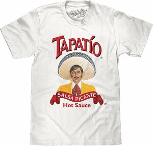 ★タパティオ サルサ ピカンテ Tシャツ TAPATIO SALSA PICANTE - M 新品,正規品 ホットソース カンパニー メキシコ