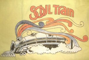 ★ソウル トレイン Tシャツ Soul Train FADED - L 新品,正規品 funky disco dance black music 70s