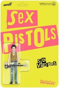 ★セックス ピストルズ シド ヴィシャス Re Action フィギュア Sex Pistols Sid Vicious 正規品 SUPER7 TOY 人形