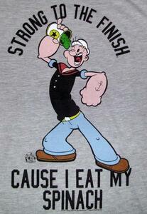 ★ポパイ Tシャツ POPEYE STRONG - M 正規品! brutas olieve ramones