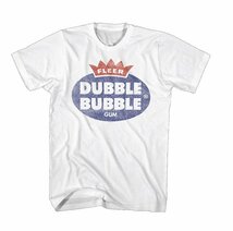 ★ダブル バブル Tシャツ Dubble Bubble ロゴ 白 M 正規品 バブルガム 企業ロゴ バブル ガム gum_画像1