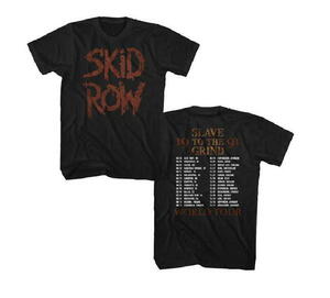 ★スキッド ロウ Ｔシャツ Skid Row STTG 91 黒 M 正規品 ロックTシャツ メタル