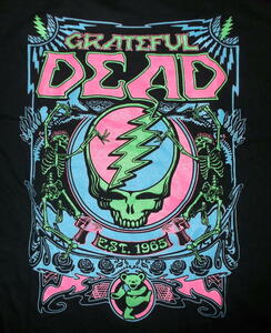 ★グレイトフル デッド Tシャツ Grateful Dead SYF Blacklight - XL ブラックライト対応 正規品 ベアー ロック 60s bear