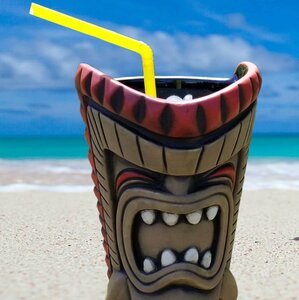 ★Tiki Farm ティキ ファーム A#1 BOSS MAN TIKI MUG ティキ マグ 雑貨 ポリネシア ハワイ ku 島 island bar