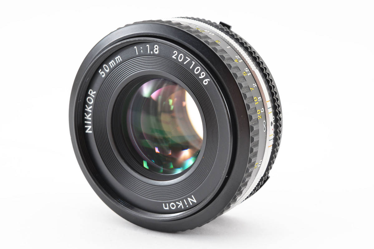 ☆極上美品☆ニコンNIKON Ai-S NIKKOR 50mm f1.8 ☆完動☆#17405