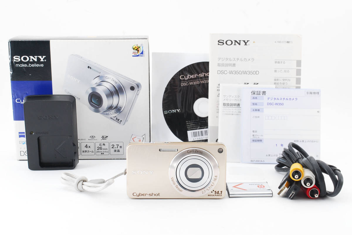 SONY サイバーショット DSC-W350 オークション比較 - 価格.com