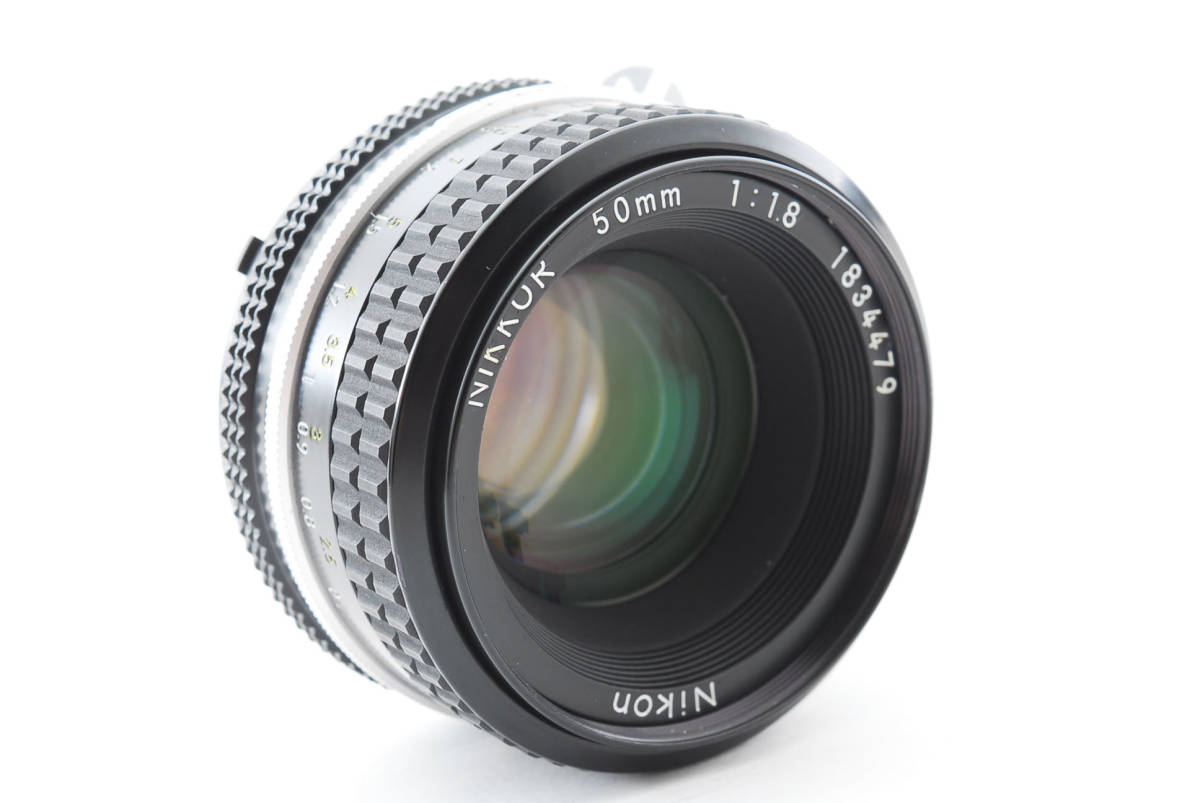 ☆極上美品☆ニコンNIKON Ai NIKKOR 50mm f1.8 ☆完動☆#17917