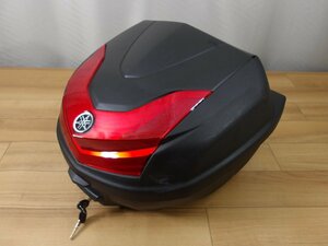 中古現状 リアボックス/ ヤマハ リアボックス ユーロトップケース ユーロヤマハ 30L 鍵あり　程度まずまず　①