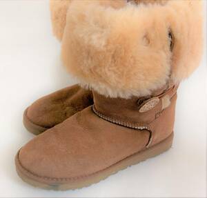 ★ 格安 【 UGG australia アグオーストラリア ムートン ブーツ 】 ブラウン　25cm♪