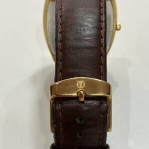 【1129】腕時計「TITAN アナログ腕時計 1958YAA」３０M防水 シックなデザイン 革ベルトの画像5