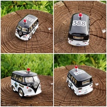 【送料220円】ワーゲンバス ミニカー タイプⅡ チョロＱ風 ＰＯＬＩＣＥ パトカー 警察 フォルクスワーゲン ＶＯＬＫＳＷＡＧＥＮ チョロＱ_画像4