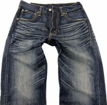 LEVIS ☆ 703 ヒゲと縦落ち◎ 通年 デニムパンツ ジーンズ W29 00703-0007 アメカジ ストリート 大人カジュアル 古着 リーバイス■Ja6312_画像3