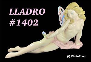 【絶版】【美品】リヤドロ LLADRO 1402 バタフライガール 妖精 少女