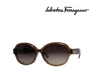 【Salvatore Ferragamo】 サルヴァトーレ フェラガモ サングラス SF885SA 210 クリアブラウン アジアンフィット 国内正規品