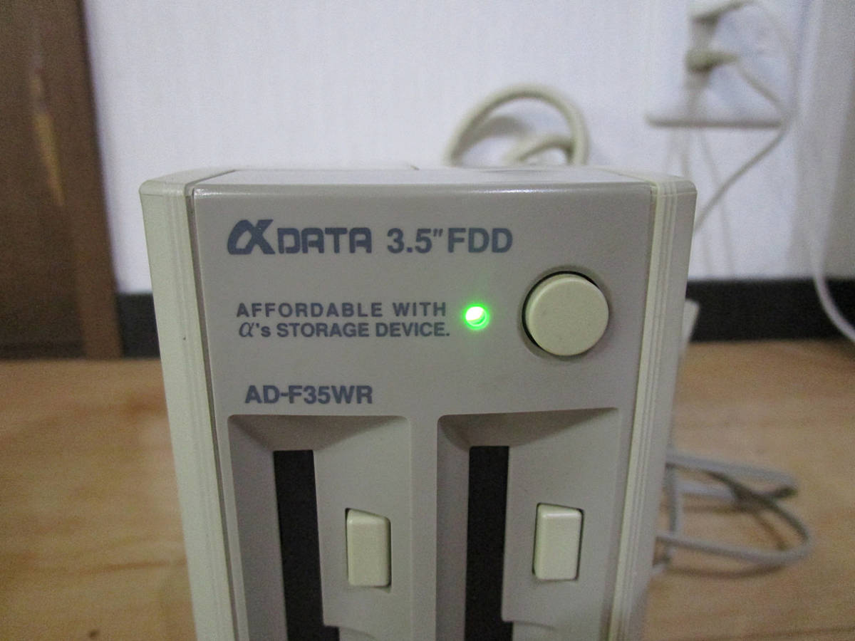 PC-98用 3.5インチ外付けダブルFDD AD-F35WR 未確認ジャンク | www
