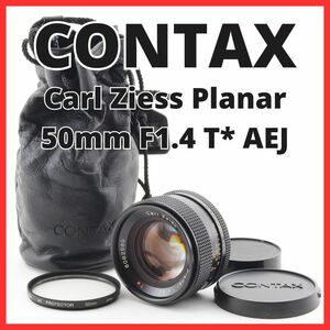 G12/5060C★美品★コンタックス CONTAX Carl Zeiss Planar 50mm F1.4 T* AEJ