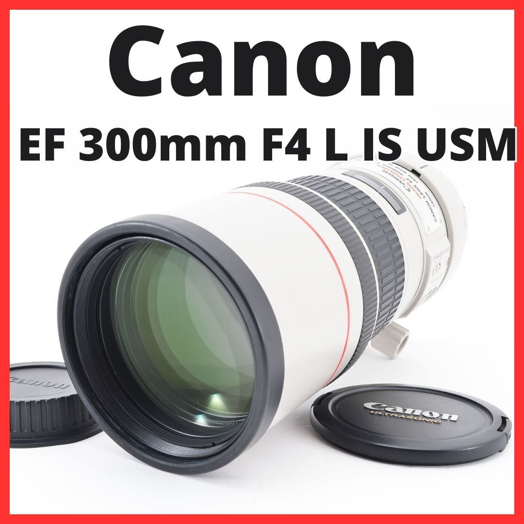 中古良品】 Canon キャノンEF 300mm F4L USM 高級単焦点レンズカメラ 