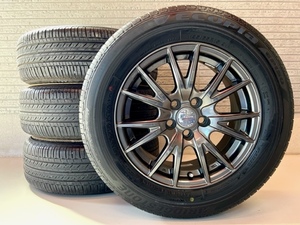 ★weds★ウェッズ★VELVA SPORT★ヴェルヴァ スポルト★50プリウス★トヨタ★TOYOTA★195/65R15★6.5J★タイヤ付き4本セット★♪即発送♪