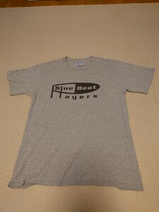 Blue Beat Players Tシャツ グレー灰色　アメリカ古着USA 検）チャンピオンアスレチック　サイズM