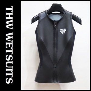 フロントジップベスト　【超伸縮/超軽量素材】サイズはお選びいただけます！　thw wetsuits サーフィン/レディースウェットスーツ