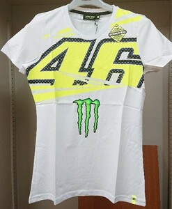 【即決】国内正規品VR46ロッシ、モンスターエナジーTシャツ定価6300円レディースLサイズ