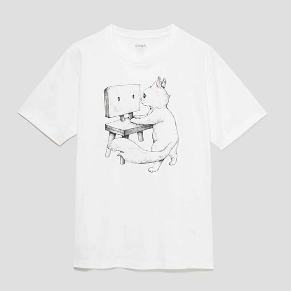 graniph グラニフ ヒグチユウコ　すずめの戸締まり　Tシャツ S