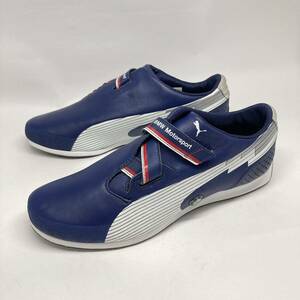 即決!廃盤! Puma Evo Speed Low BMW 26cm 青 白 304175-02 / プーマ エヴォスピード