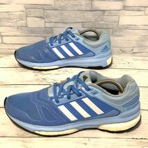 R4147bh【adidas アディダス】24cm スニーカー レディース ブルー revenge boost tf w リベンジ ブースト B40042 ランニングシューズ 靴_画像2