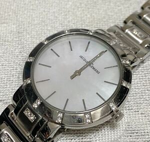 JAQUES LEMANS ジャックルマン レディース腕時計 32mm シルバー 1-1825C 新品未使用　長期保管品 電池交換済