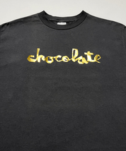 訳あり CHOCOLATE チャンクロゴ Tシャツ M チョコレート girl crailtap_画像2