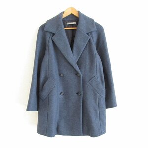  beautiful goods theory luxe theory ryuksLINNEA cashmere Blend double breast Chesterfield coat 40 blue group 