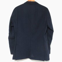 美品 HUGO BOSS ヒューゴボス Slim Fit テーラードジャケット+スラックスパンツ シングルスーツ セットアップ サイズ44 ネイビー C0702_画像3