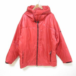 美品 90's Marmot マーモット ヴィンテージ ロゴ プリマロフト パデットジャケット ブルゾン A3024-1-Y0 サイズL レッド