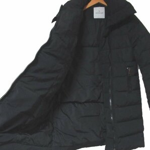 美品 MONCLER モンクレール GERBOISE ジェルボワーズ ジップアップ ダウンコート サイズ0 ブラック C0703の画像4